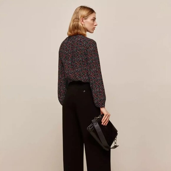 Whistles‎ Starflower Print Floral Classic Balloon Sleeve Blouse Top Size 8 - Picture 9 of 13